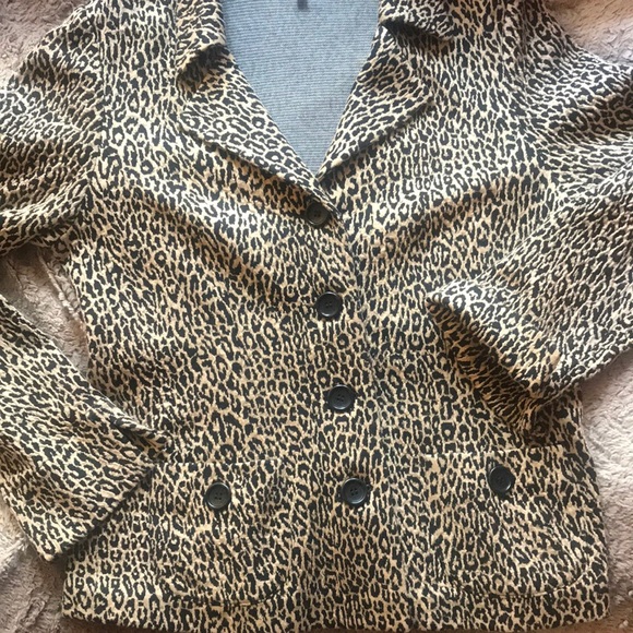 gerard darel leopard print coat